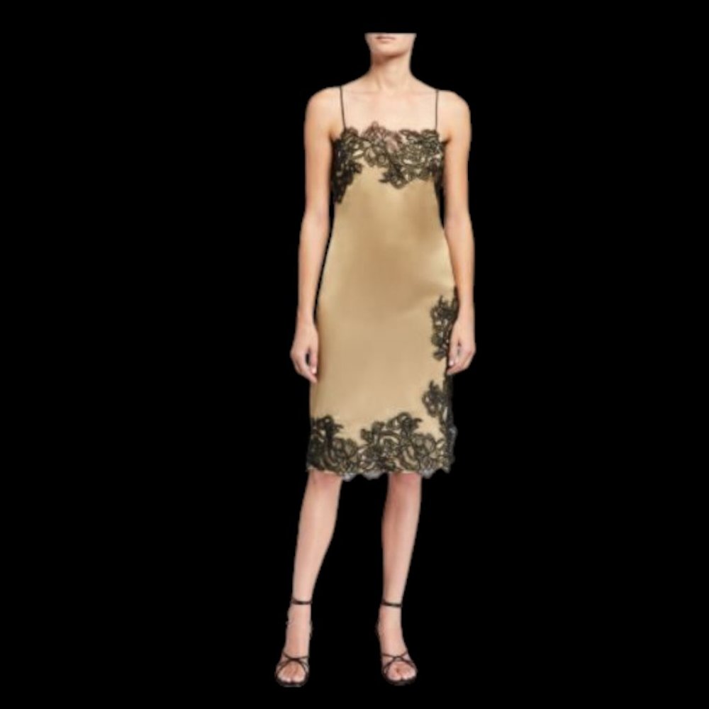 Jay Godfrey Jacobs Lace Trim Slip Dress New - Picture 2 of 8